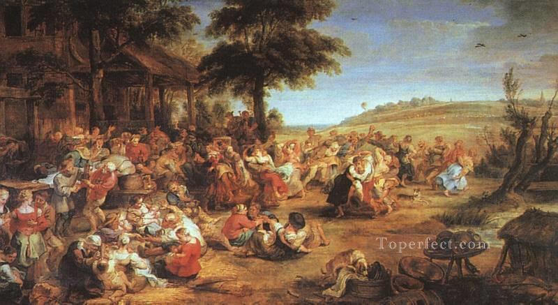 The Village Fete Baroque Peter Paul Rubens Oil Paintings